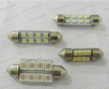 Sample free 1206 8SMD Festoon Interior LED Lights,led lights car accessories