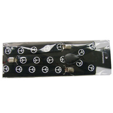 Promotion suspenders, customized logos are accepted