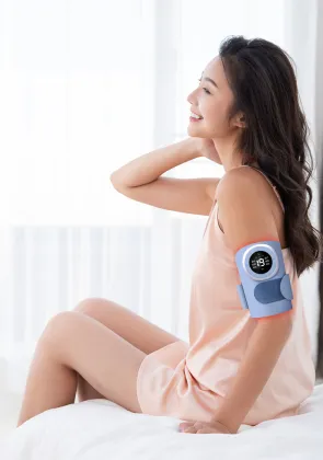 Portable Microcurrent EMS Arm Massager for Fitness and Exercise