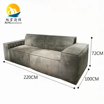Ever-Bounce Compressible Double Lounge Sofa