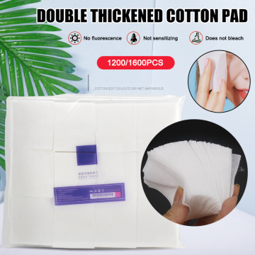 1200/1600 Pcs Cosmetic Cotton Pads Double Layer Soft for Facial Cleansing Makeup Remover SMJGood