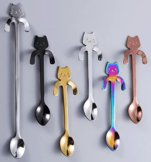 304 Stainless Steel Coffee Ice Spoon Soup Spoon