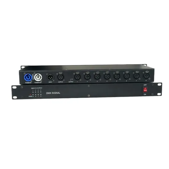DMX512 Signal Amplifier for DJ Professional Event Stages