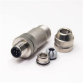 Wasserdichtes IP67 M12 5 Pin B codierter Stecker