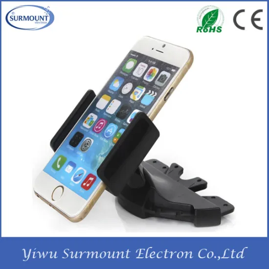Universal CD Slot Car Mount Holder 360 Degree Rotation CD Slot Phone Holder