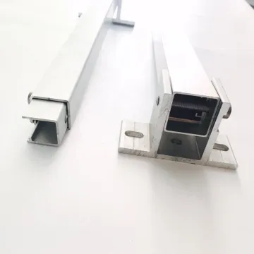 Adjustable Rear Leg Fixed Tilt Angle Metal Roof Solar System Mounting