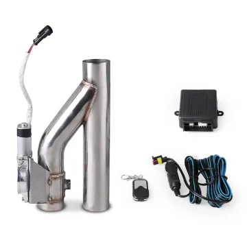 Electric Y Pipe Exhaust Cutout Valve with Hand-Wire for High Sealing and Performance Upgrade