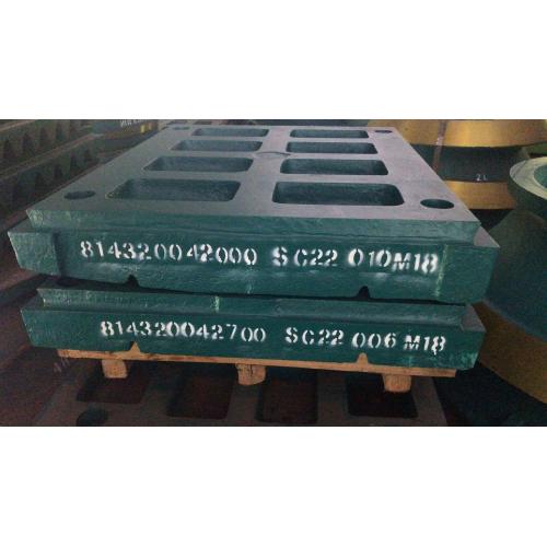 High Manganese Wear Parts Jaw Parts high manganese jaw crusher wear parts jaw plate Factory