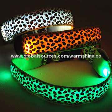 LED pet collar with CE, RoHS certificates