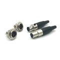 Mini XLR Male Female Chassis Mount Microphone Adapter