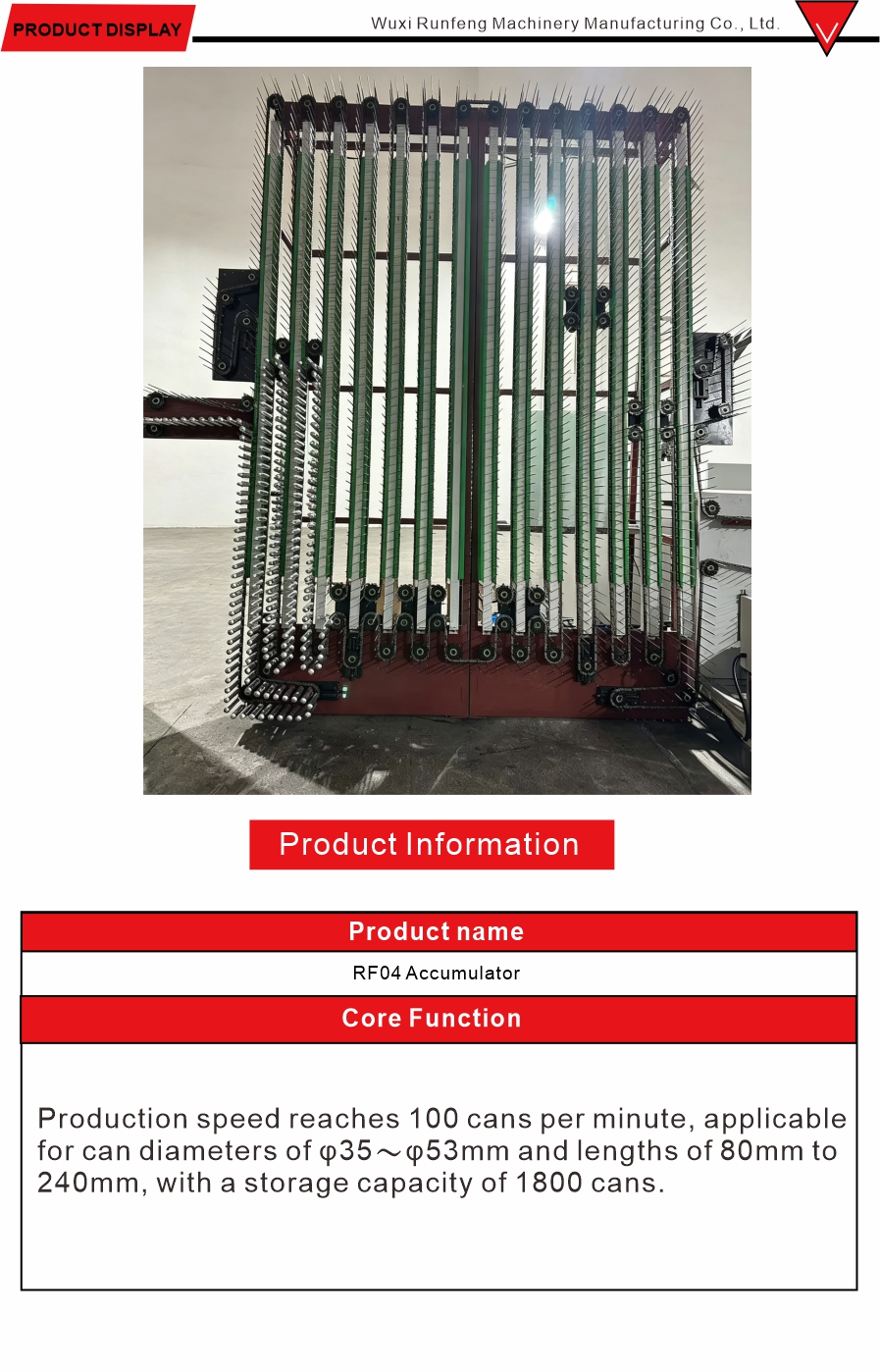 Industrial accumulator device