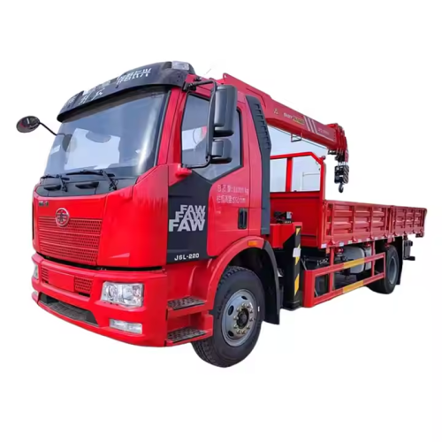 Camión FAW con grúa