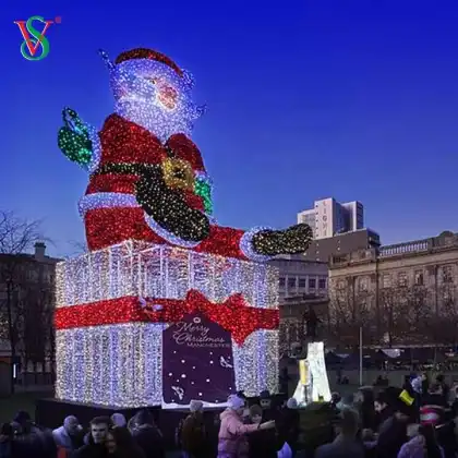 Large Santa Claus Lights
