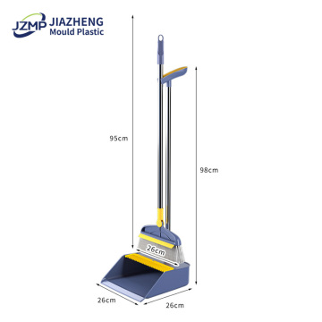 Broom Dustpan Set Foldable Standing Dust Pan