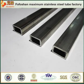 china manufacturing export 304 stainless steel rectangulare pipe 10/20