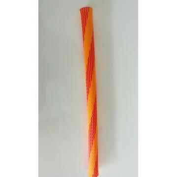 ПЭТ расширяемая плетеная оплетка 8 мм, желтая