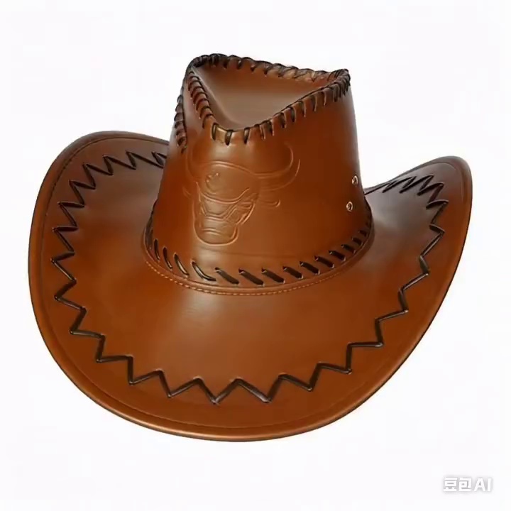 Men's Leather Denim Hat