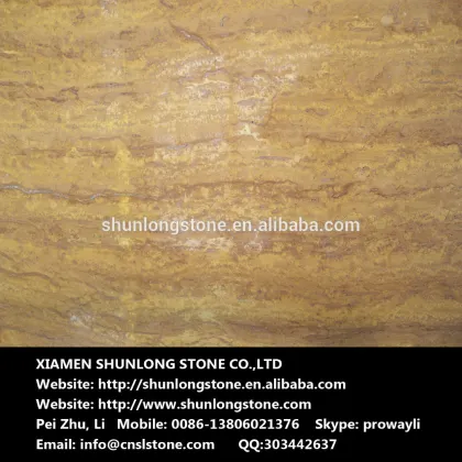 Golden Travertine big slab,Golden Travertine slab