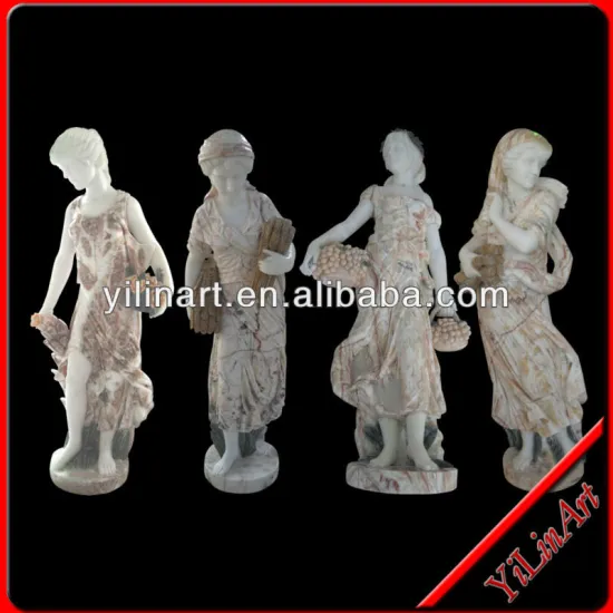 Life Size Female Marble Garden Four Season Statue