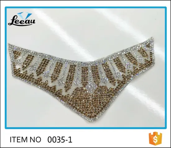 Iron Applique Crystal Glass Rhinestone Shoe Decoration