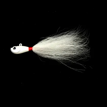 High-Quality Saltwater Fishing Jig Teasers - 3/5oz 28g Bucktail Jig Heads