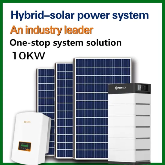 10kw Hybrid Solar Power System Solar Energy AC Lithium Battery (contains two lithium batteries) 1