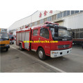 Dongfeng 2000 galones camiones de agua de fuego