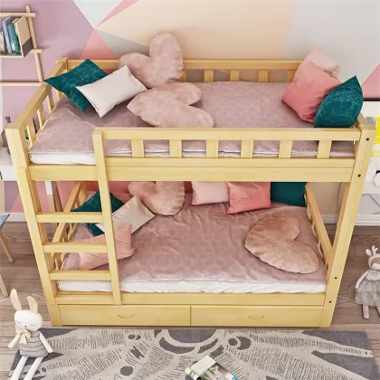 Hot Sale: Modern Simple Solid Wood Bunk Bed for Kids