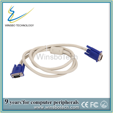 عالية السرعة تجهيز مرئي الكابل كابل الكمبيوتر ذكور/الذكور & VGA لكبل VGA
