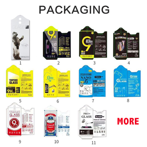 Printed Gloss Varnish Tempered Film Cardboard Box Package