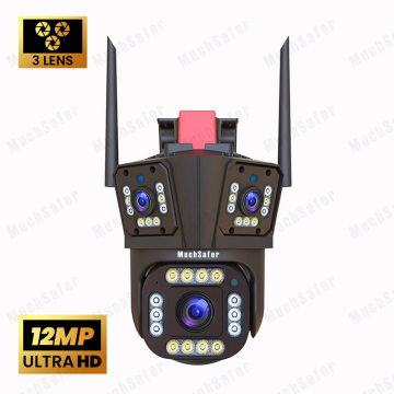 4MP Wireless Security WIFI PTZ Camera - OEM 3 Lens 12MP IPC360 Home Outdoor IP Camera" 

However, to make it more concise and SEO-friendly, you might consider:

"4MP WIFI PTZ Camera - 12MP IPC360 Home Outdoor Security Camera