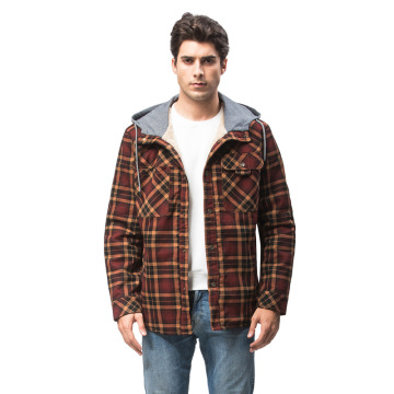 Mens Heavy Flannel Shirt Jacket