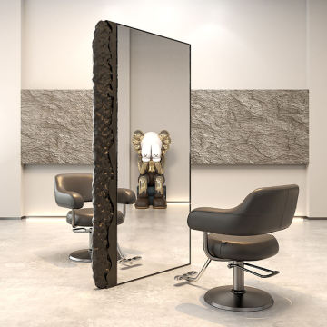 Double-Sided Gold Styling Barber Shop Mirror