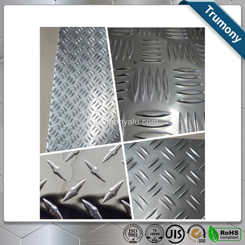 3003 4343 3 batang pelat pola mematri aluminium