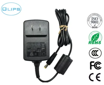 12V 1.2A 14.4W Wall power adapter