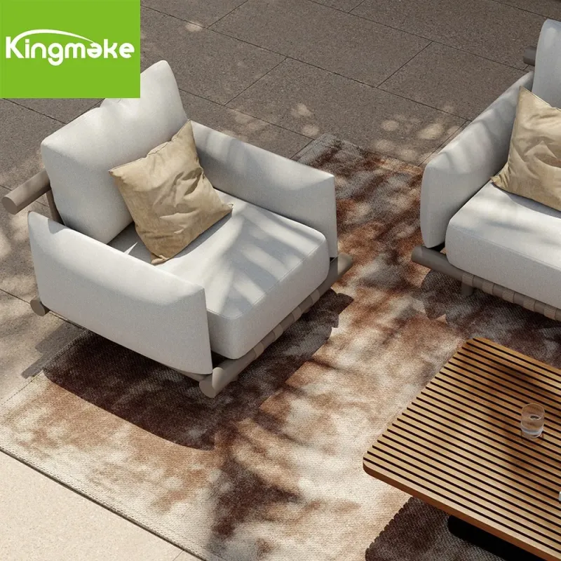 Modern Outdoor Aluminum Sofa Set
