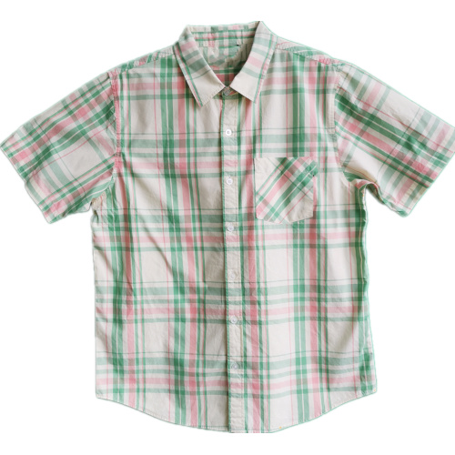 Men Fashion Shirt Men Casual Cotton Y/d Short Shirt Supplier