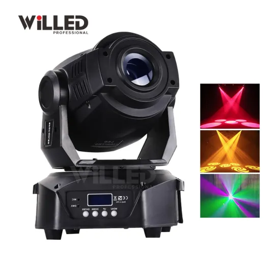 Mini 100W DJ Disco Light with Gobo Wheel Prism Effect 90W LED Beam Spot Wash Moving Head