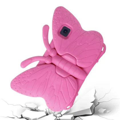 EVA Butterfly Decoration Shockproof Tablet Case for Samsung Tab A 10.1 T510/T515