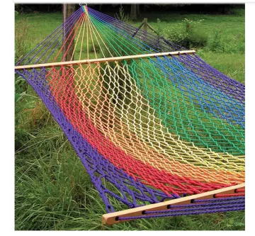 Colorful rope hammock cotton rope hammocks color