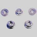 Stainless steel hexagon flange nuts