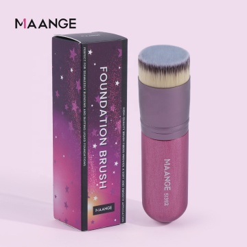 Flat Top Vegan Kabuki Brush for Powder and Foundation