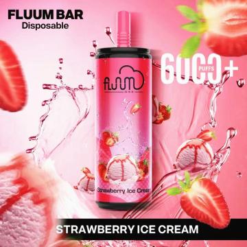 Fluum Bar 6000 퍼프 일회용 vape 두바이