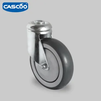 CASCOO Low Noise Supermarket Folding Wire Cart Wheels