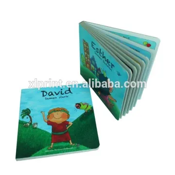 Baby paper book custom printing thick card board children's book baby board printing