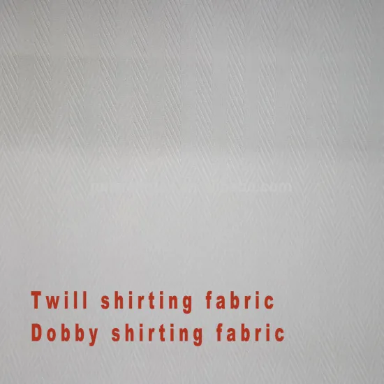 Dobby shirt fabric polyester cotton colthing fabric dobby white fabric