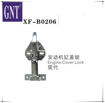excavator R220-5 engine cover lock