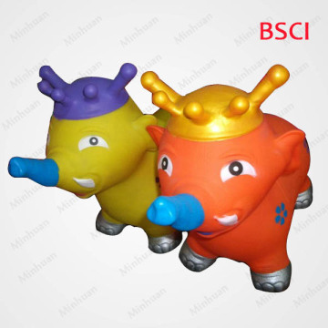 Popular hopper pvc toy inflatable deer jumping bouncer ball