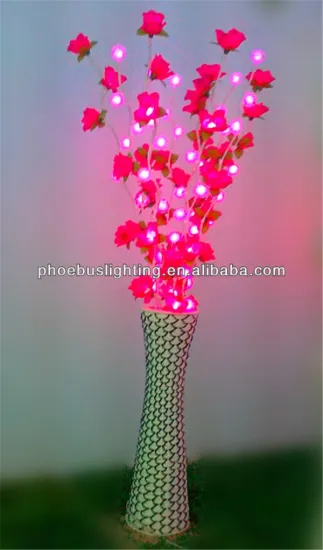 3d led light flower for indoor light