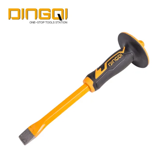 Dingqi Porfessional Stone Chisel with TPR+PVC Handle